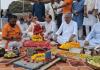पीएम की रैली के लिए बीजेपी ने किया भूमि पूजन