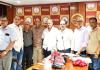 सम्मेलन प्रतिनिधिमंडल ने श्री विश्वनाथ अग्रवाल से की भेंट,