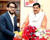 मुख्यमंत्री डॉ. यादव से मिले बोट लाइफस्टाइल के कोफाउंडर श्री अमन गुप्ता