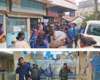 गार्ड की बंदूक ज़मीन पर गिरी,  गोलियां चलीं