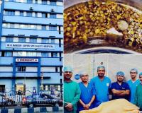 पेट में दो हज़ार पथरी 