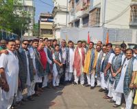 धूमधाम से निकाली गयी श्री  श्याम बाबा की निशान यात्रा