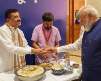 मोदी के 'चुने हुए प्रधानमंत्री' के तौर पर बनाए नए रिकॉर्ड पर दिल्ली के भारत मंडपम में हुआ समारोह