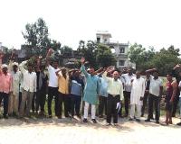 महमदपुर, सुजानपुर गांव के लोगो ने शनिवार को हंगामा कर जमकर प्रदर्शन किया।