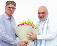 उमर अब्दुल्ला ने अमित शाह से की मुलाकात