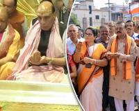 पीएम मोदी के 76वें जन्मदिन पर  धर्मेंद्र प्रधान ने मां समलेश्वरी मंदिर में दीप जलाए 