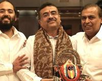 मुख्यमंत्री शुभेंदु अधिकारी ने मुंबई में मुकेश अंबानी के साथ की बैठक
