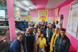 श्री काशी विश्वनाथ सेवा समिति द्वारा आयोजित कोलकाता के आउट्रम घाट ट्रांजिट शिविर का 15 जनवरी को