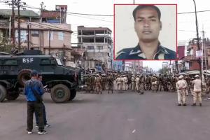 मणिपुर में बंगाल के बीएसएफ कांस्टेबल की गोली मारकर हत्या