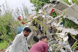 कानपुर में विमान दुर्घटनाग्रस्त 
