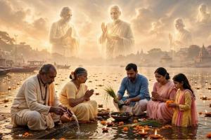 पूर्वजों को श्रद्धांजलि अर्पित करना ही श्राद्ध है