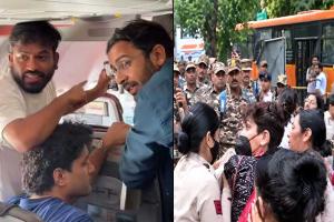 विमान में ही हिरासत में ले लिए गए दिपके, सौरव व अभिजीत