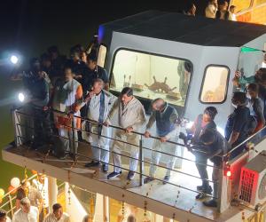 मुख्यमंत्री डॉ. यादव ने चम्बल नदी में क्रूज़ की सवारी की