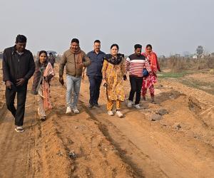 भाजपा विधायक का अग्निमित्र पाल सुबह-सुबह किया डामरा नदी घाट अचौक्क दौरा