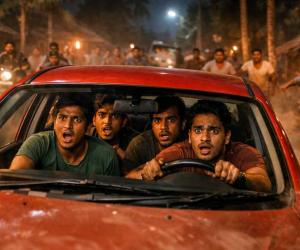 कार रोककर लूट की कोशिश